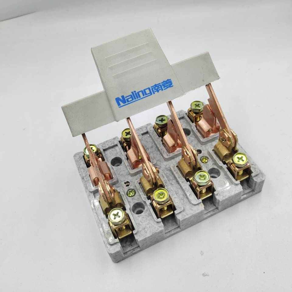 南菱单投闸刀开关4P100A HK1N光伏开启式隔离刀闸 三相四线380V