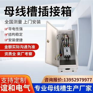 母线槽插接箱封闭式母线槽配电柜插件插头分线箱始端箱