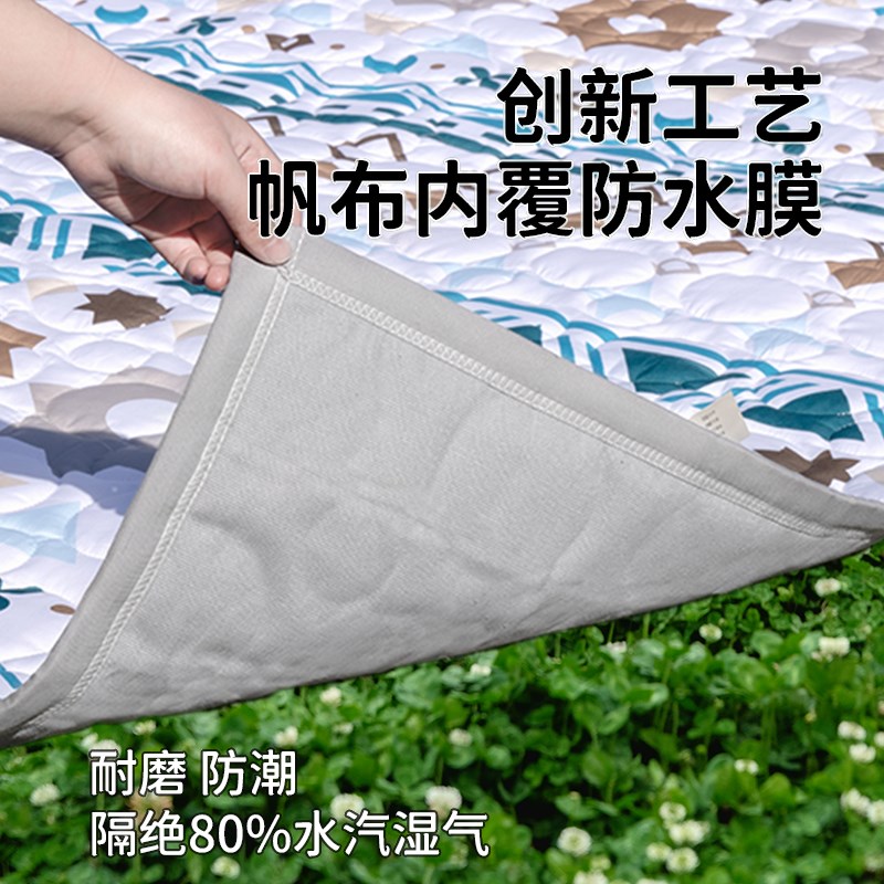 防潮垫户外加厚便携春游公园草地防水防潮野餐垫露营特厚帐篷地垫