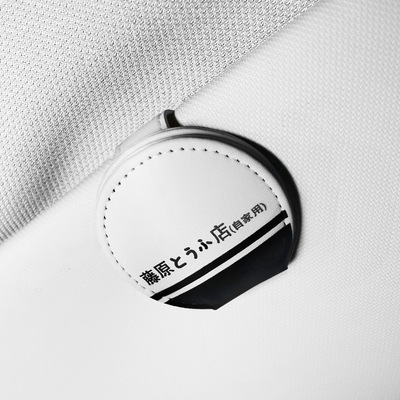 车载藤原豆腐店眼镜夹卡通头文字d汽车遮阳板墨镜架子秋名山车神