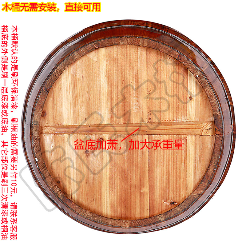 香杉木洗澡盆成人婴儿圆形木盆泡澡盆沐浴盆老人浴缸浴盆手工木桶