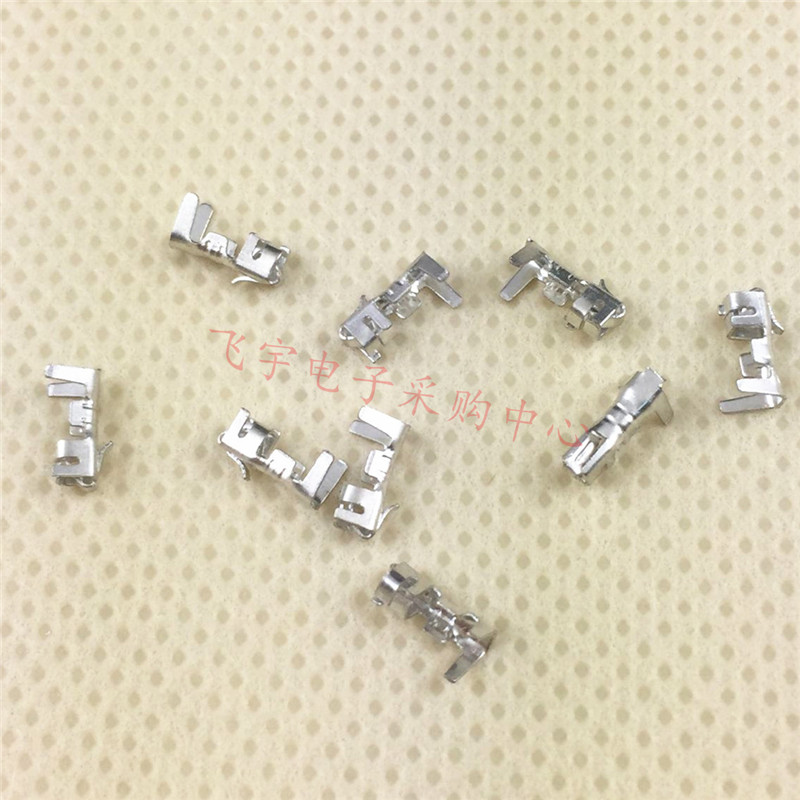 XH2.54 TJC3端子 簧片 插簧 连接器 2.54MM接插件  1万/包=90元