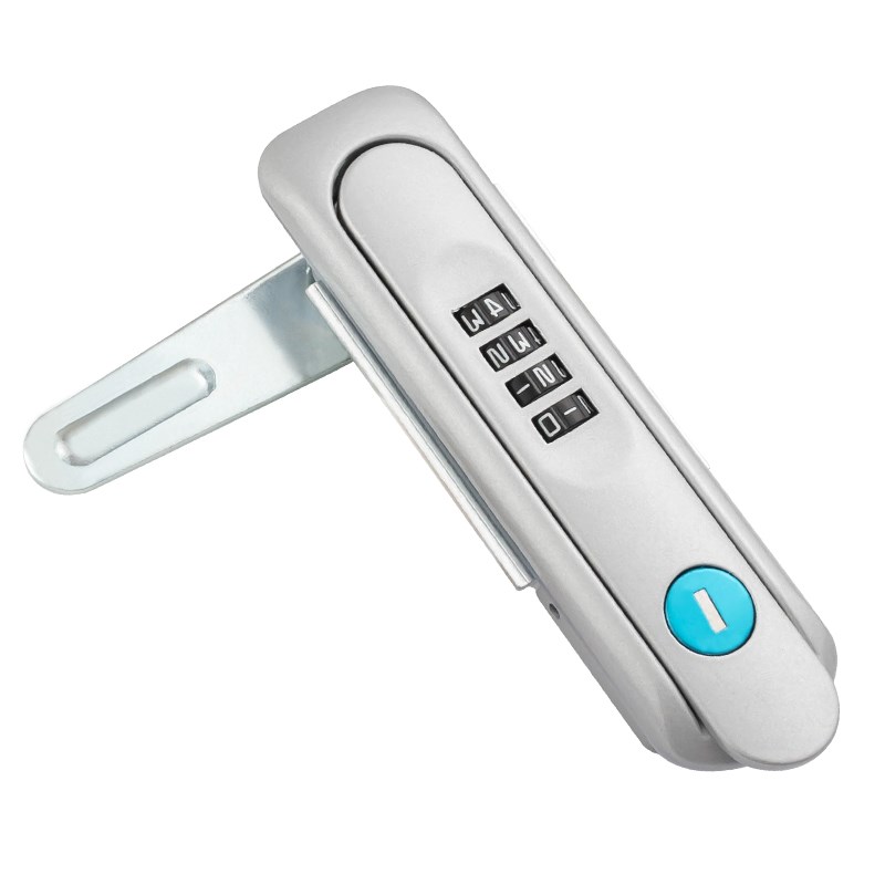 新能源汽车充电桩保护箱密码锁高端配电箱电柜锁通用锁平面把手锁