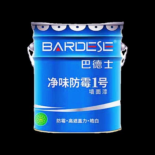 广东巴德士漆净味防霉1号水性环保内墙防潮耐擦家用乳胶漆大包装
