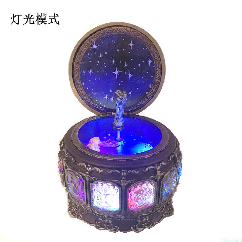 天空之城旋转圣诞音乐盒八音盒女朋友孩子创意十二星座生日礼物男