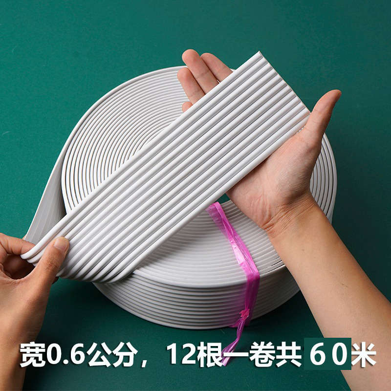 pvc半圆线条整卷石膏线条吊顶背景墙格栅板庶丑装饰弧形pu收边条