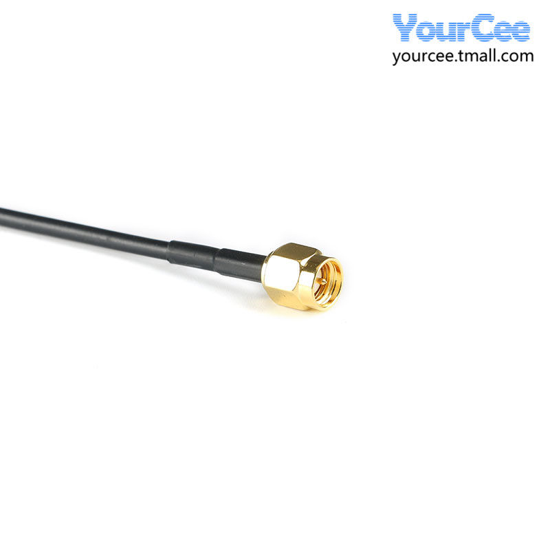 433MHZ/2.4G/5.8G/GSM-2G-3G/4G汽车贴片天线增益8DB SMA公头内针