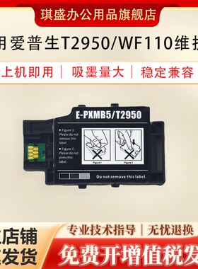 适用爱普生WF100 WF110维护箱EPSON T2950 PXMB5 PX-S05B PX-S05