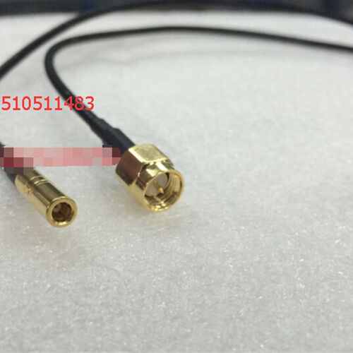 射频SMA/SSMB-JK黑色进口RG316跳线 SMA转SSMB母特殊高频50欧姆线
