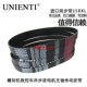 UNIENTI 电动车车床传动皮带 切纸机同步带158XL 缝纫机雕刻切割