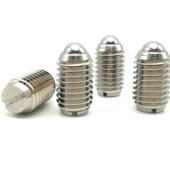 M24无头弹簧球头柱塞 一字槽尼龙球头柱塞ZC103 2波珠螺丝