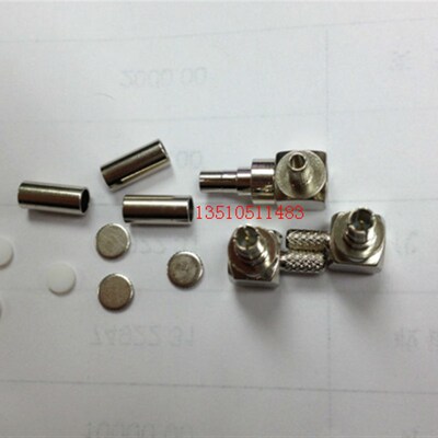 RF射频CRC9-JW-1.5同轴4G天线插头 CRC9弯公通用50-1.5信号头50欧