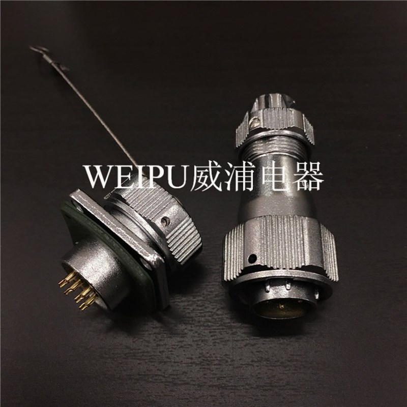 威浦WEIPU 防水IP67航空插头插座WY24-2-3-4-9-10-12芯19芯TE/KZ