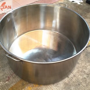 特大特厚不锈钢大汤锅白钢大锅直径100 90cm1米钢锅高45cm50商用