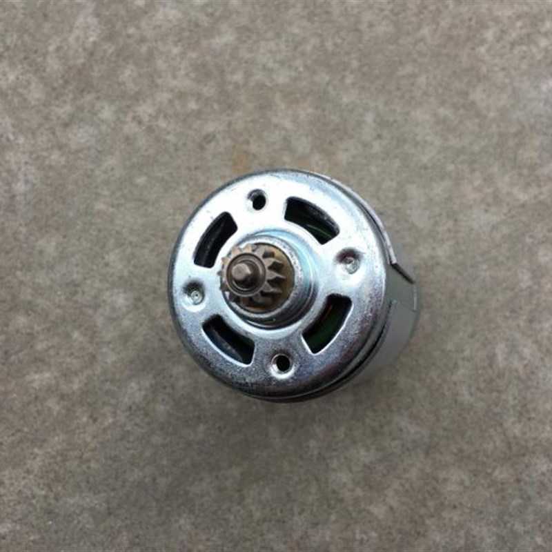 18V充电钻电机锂电电机RS550手电钻双速12齿通用龙韵马达铜线电机