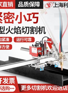 上海利宏LWF-30H型钢半自动火焰切割机三维立体台式爬山虎