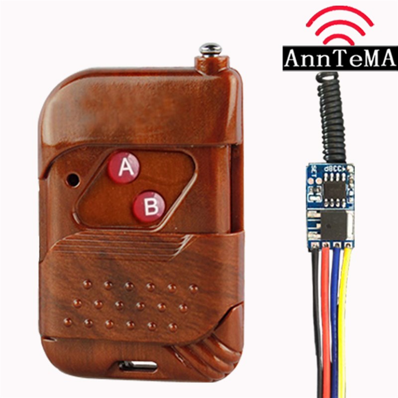 3.7V4.5V5V6V7.4V9V12V1A无声无线接收低功耗遥控开关发射器模块