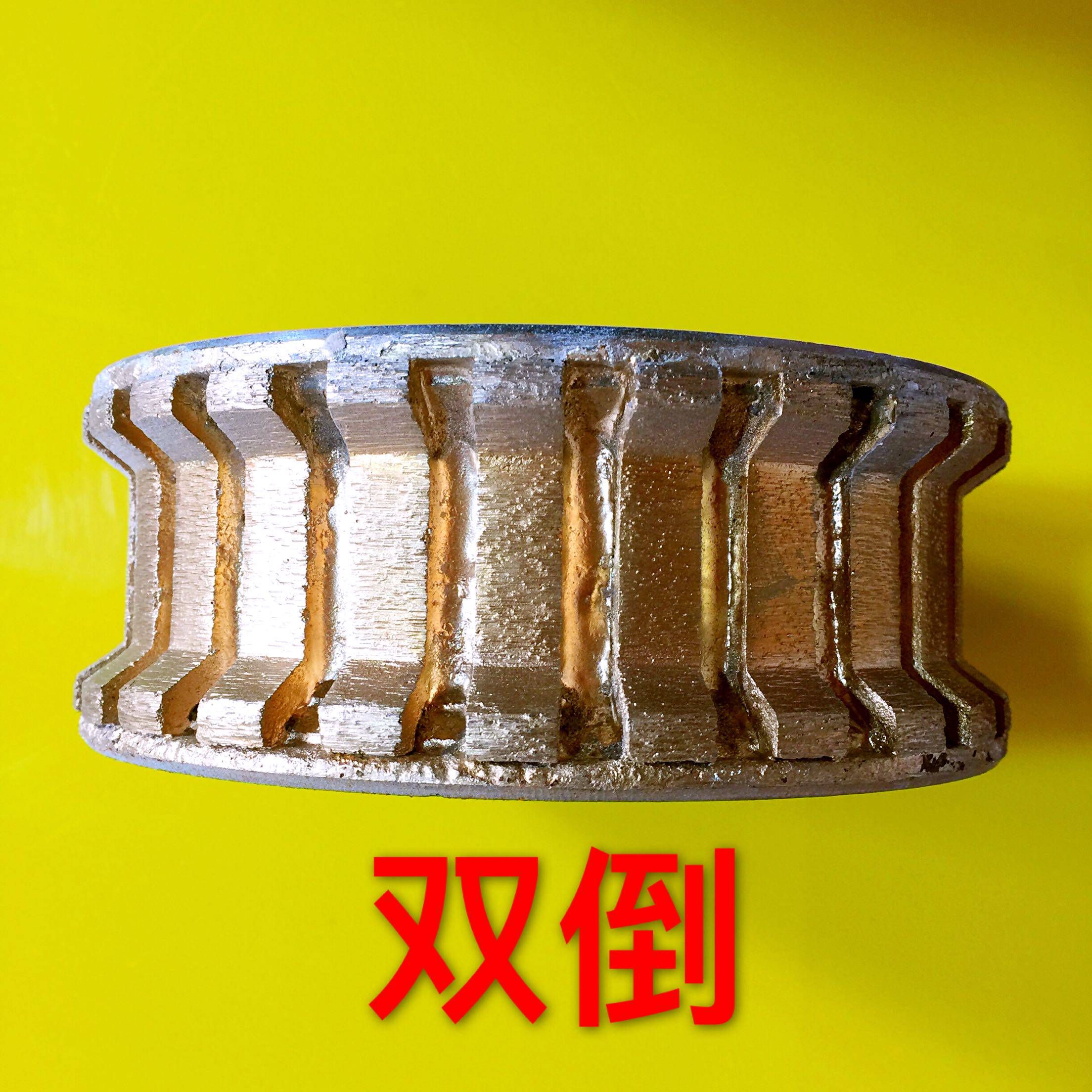 金刚轮双倒花线边烧结磨轮磨头 石材磨边轮楼梯磨边 大理石线条轮