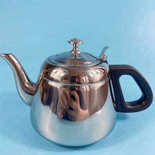 加厚不锈钢茶壶饭店泡茶壶带滤网电磁炉加厚烧水壶茶具家用大容量