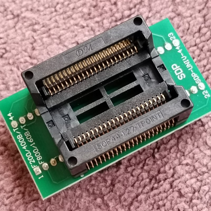 SOP44转DIP44烧录座 SOP44SOIC44适配器烧写座RT809H编程座