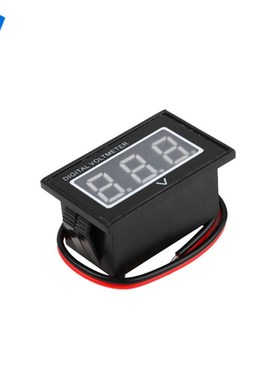 0.56寸灌封防水数显数字电压仪表V40D表头模块DC15-120V红色/绿色
