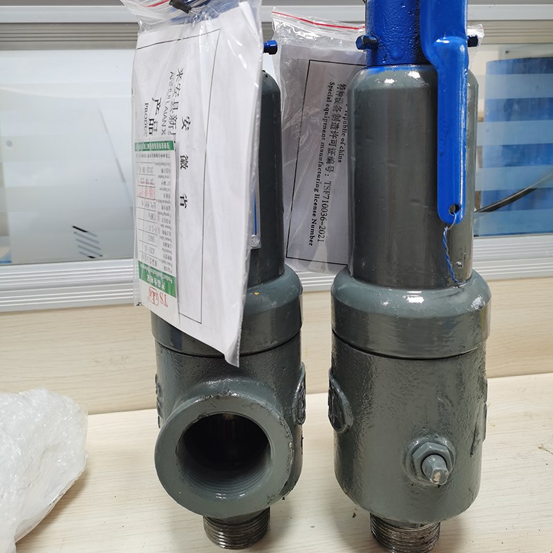 安全阀A28Y-16来安县新星阀门丝口储气罐锅炉蒸汽安全阀DN32 DN40