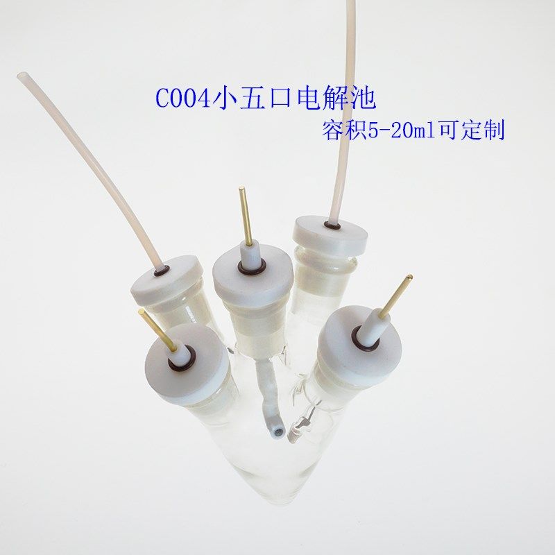 北京精科 C004小五口电解池5-20m容积定制,可配进出气装置盐桥