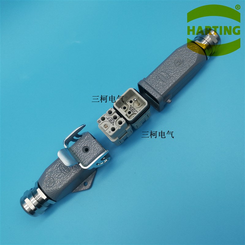 Han Q5/0-M F   5芯16A表面装整套HARTING哈丁TE泰科重载连接器