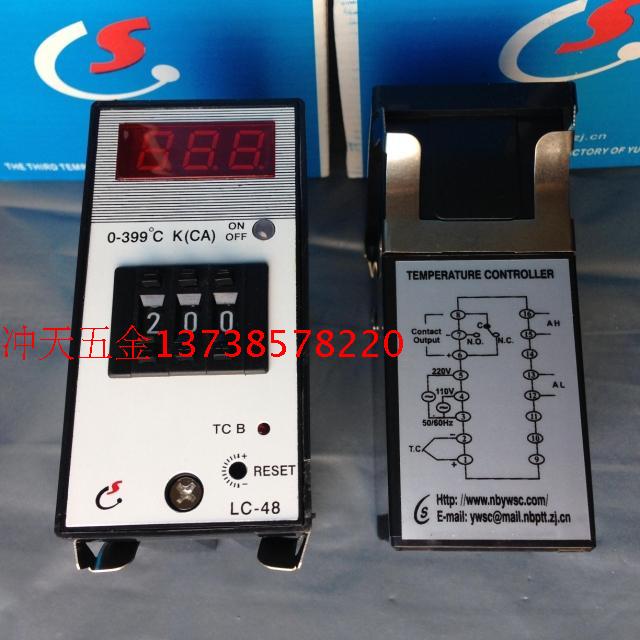 余姚仪表三厂TDB/TCB/LC-48拨码 数显式 塑料机温控器 K型0-399
