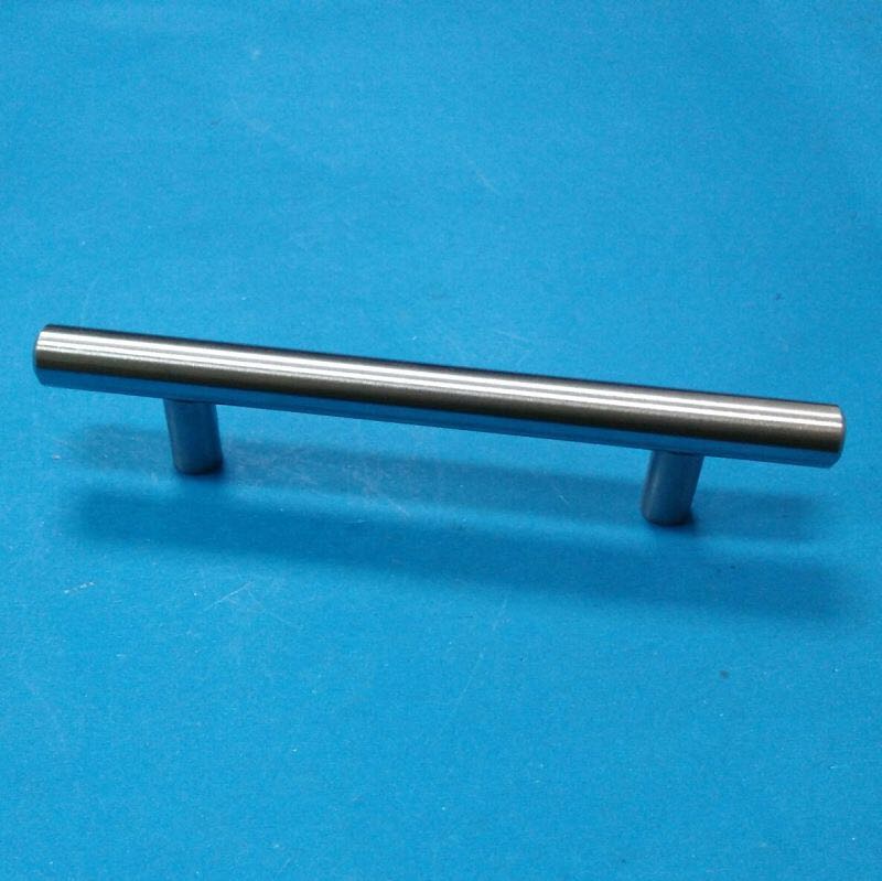 家具拉手 橱柜衣柜门把手 现代简约不锈钢拉丝明装双孔抽屉小拉手