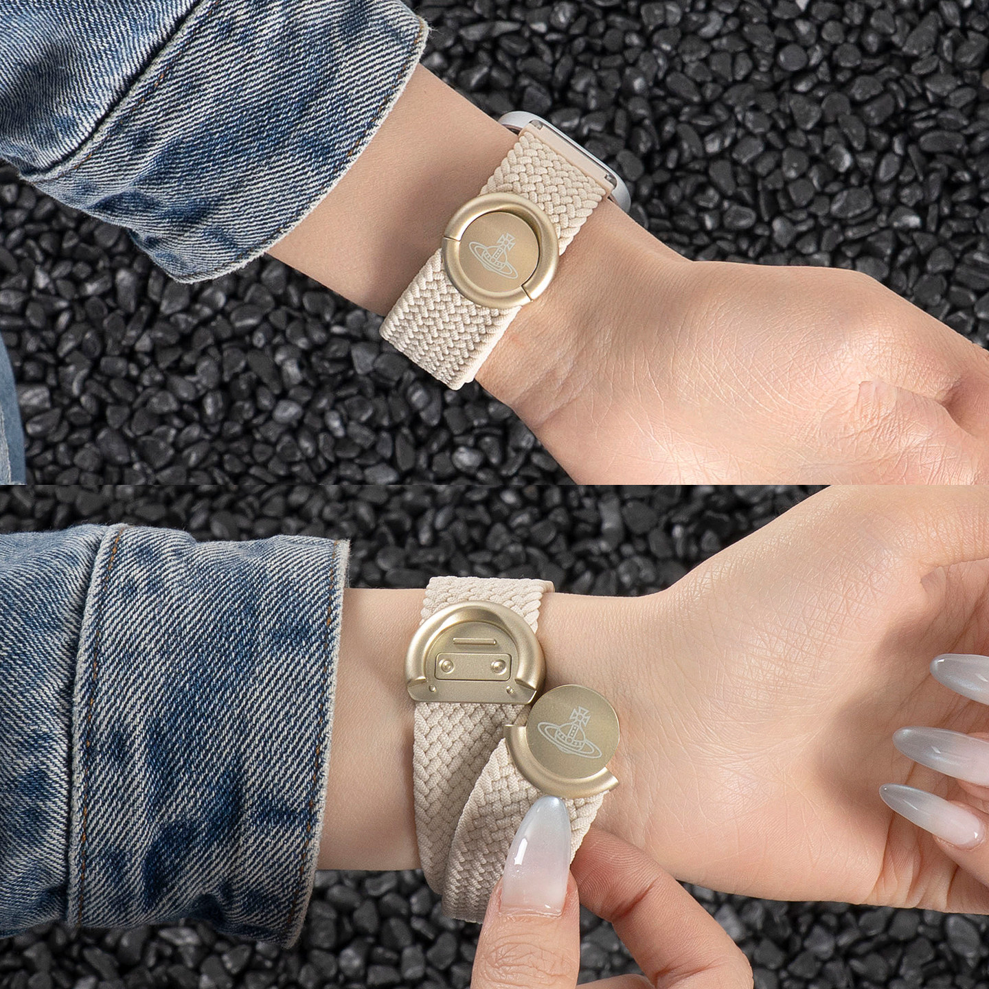 美派适用华为FIT5表带手表FIT4智能watchfit5pro腕表带高级fit3女士NFC新款pro女款夏天磁吸配件运动编织