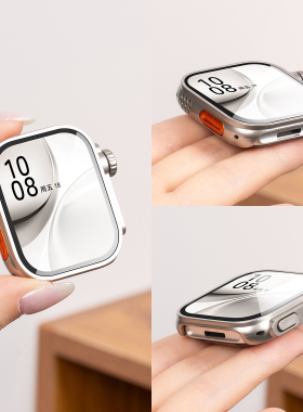 美派适用华为fit4保护壳FIT4智能手表watchfit4pro表带秒变ultra保护套手环腕带新款壳膜一体watch保护膜配件