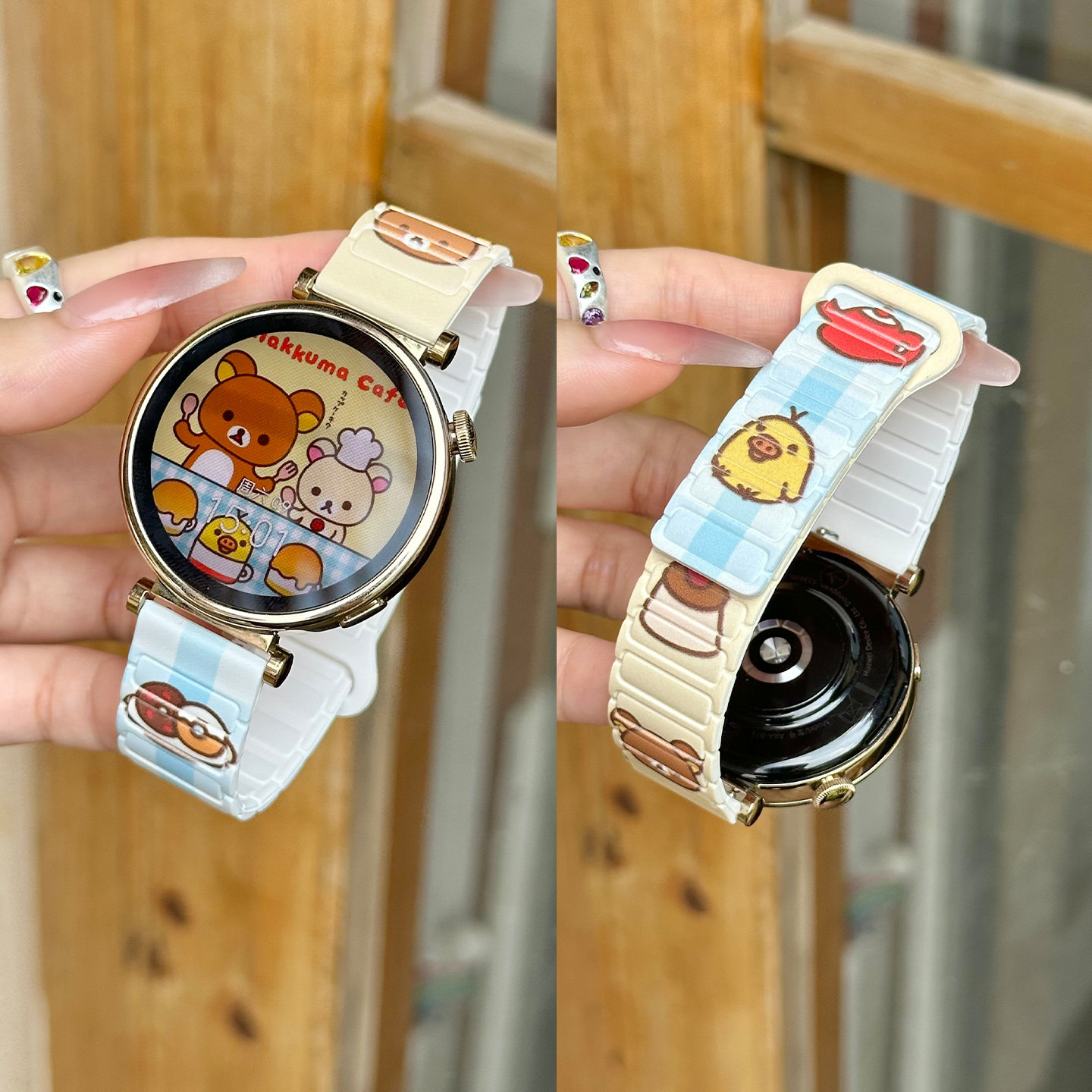 适用华为gt6表带手表watchgt5新款pro女士watch5女款gt4磁吸6硅胶gt2智能gt1高级41运动4创意gt秋冬3手表带2