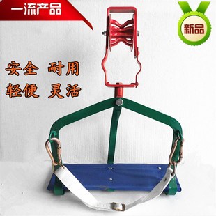 包邮 大轮座滑椅电工滑椅电力电信通信滑椅滑车吊椅尼龙轮胶轮滑椅
