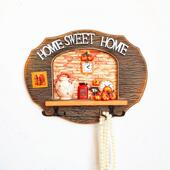 欧式 玄关进门衣帽挂钩壁挂钥匙收纳厨房挂衣架挂衣钩创意墙面装 饰