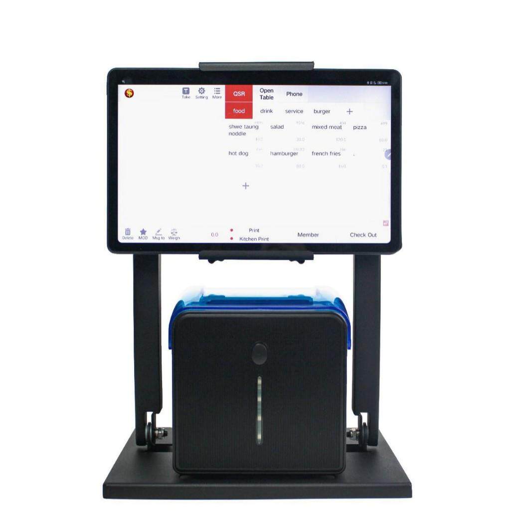 TS1票据打印机支架台支持壁挂可伸缩背板支持各尺寸iPad