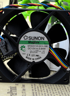 正品台骏风扇 TAJUN MF80201VX-Q010-S99 8020 12V 3.84W 4线 8CM