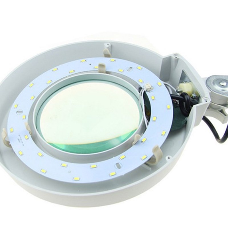SK-A/B/C型 夹台式放大镜台灯LED发光灯架 圆型圆形灯220V22W