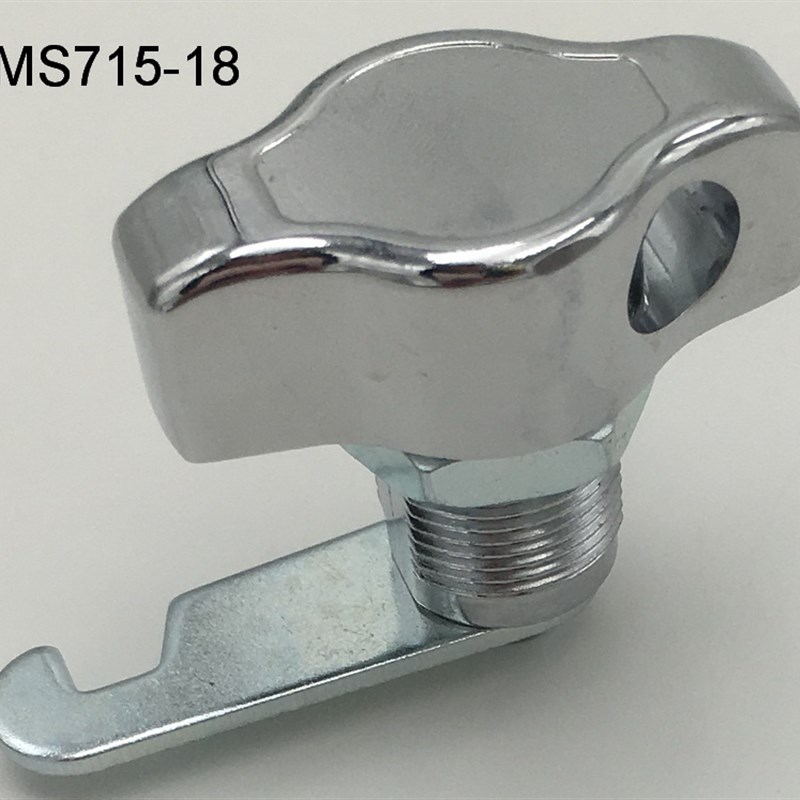 带挂锁孔圆柱手柄转舌锁MS715-18