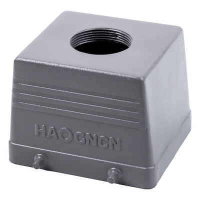 重载连接器32芯 16A 热流道接插件 矩形航空插头 HDC-HE-032-M/F