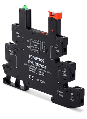 恩爵ENMG 薄型继电器底座RSL-DRG DRS DRM DRP024黑色蓝色灰色