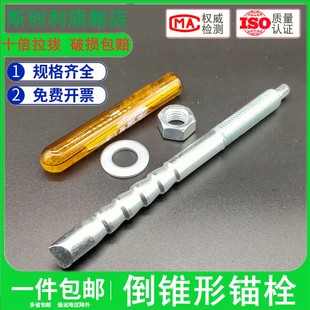倒锥形化学锚栓化学膨胀螺栓M10M12M16M20M24M30化学螺丝定型锚栓