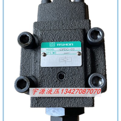 ASHON液控单向阀 CPDG-03 CPDG-06 单向阀 板式液压保压阀CPDG-10