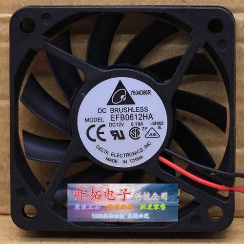 台达 EFB0612HA 6010 12V 0.18A 6CM 6厘米 滚珠 散热风扇