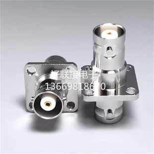 3KV连接器 KFK法兰正方形12.7MM固定高压BNC MHV KKF母直通3000V