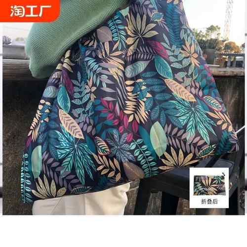 购物袋大号环保袋超市可折叠防水买菜包便携手提背心袋牛津布袋子