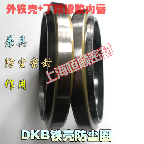 DKB外铁壳骨架SOG防尘密封圈油封(95*109/100*114)*8/12丁晴黑色