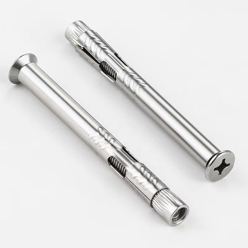 201不锈钢十字沉头内膨胀鱼鳞长孔内置式拉爆铝合金断桥螺丝门窗