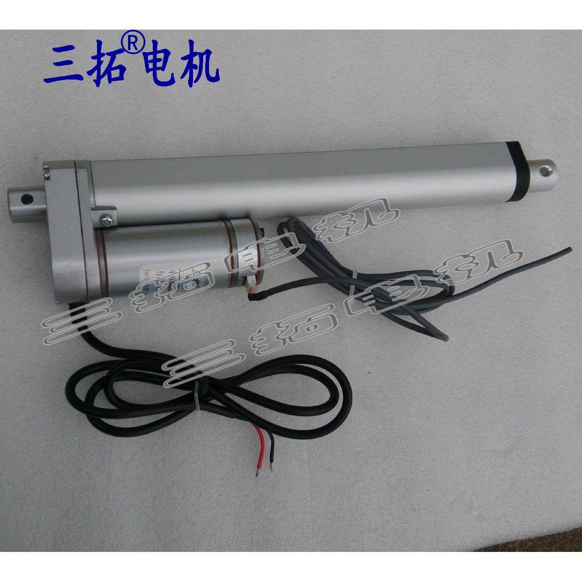 三拓HB带光电编码器 直线推杆电机 电动推杆器24V 可以控制行程