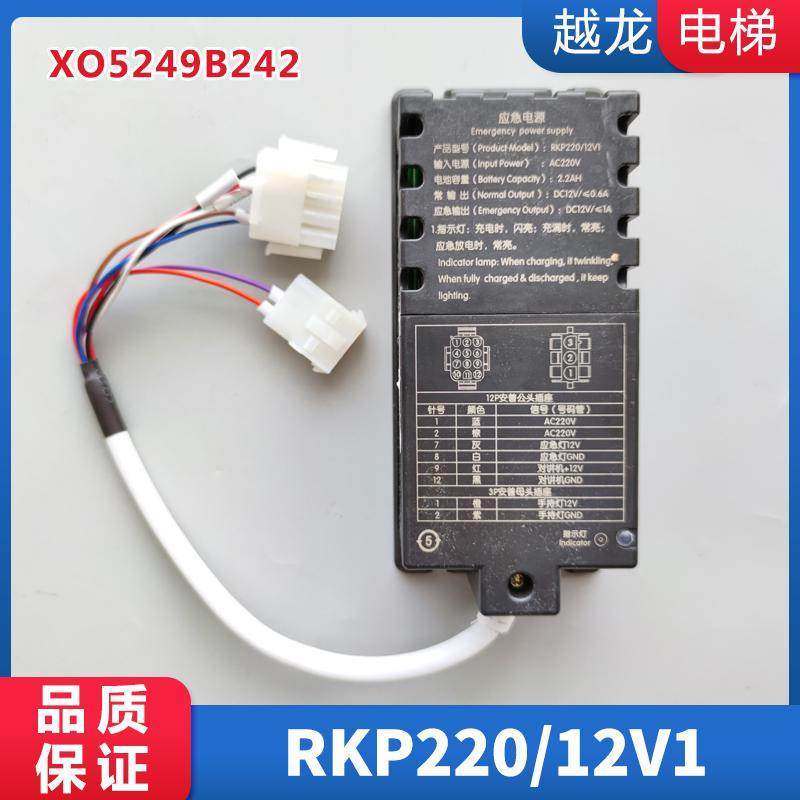 杭州西奥应急电源XO5249B242RKP220/12V1电梯对讲专用电源